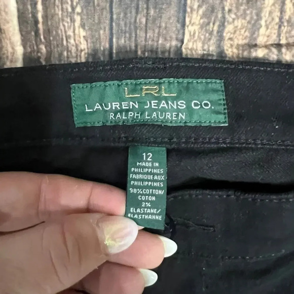 Lauren Ralph Lauren Women's Size 12‎ Black Bootcut Jeans - Picture 3 of 4